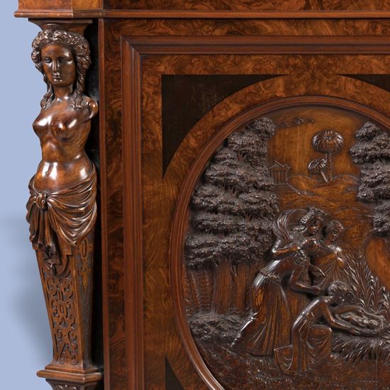 An Exhibition Quality French Drawing Room Cabinet